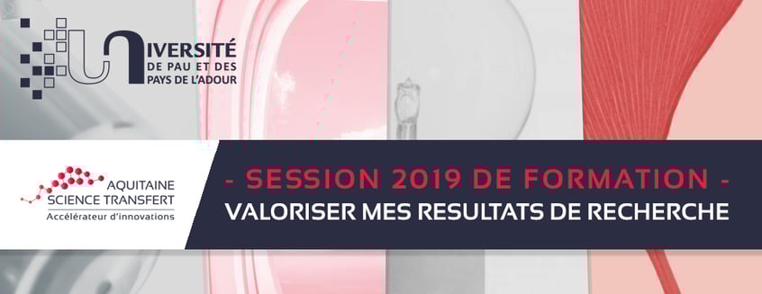 Formation à la valorisation de la Recherche - 14/11/2019 à l'UPPA